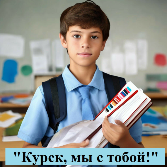 "Курск, мы с тобой!".